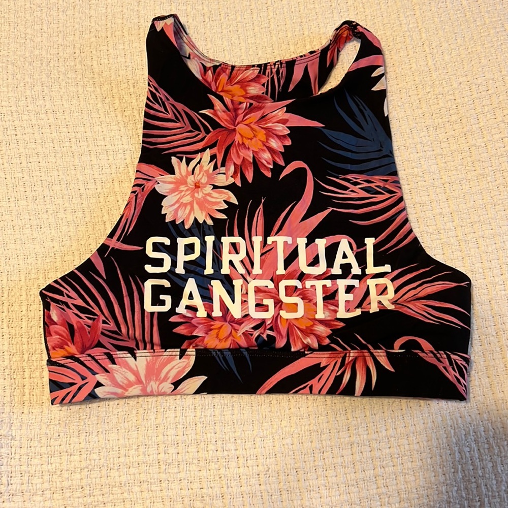 Spiritual Gangster longline sports bra